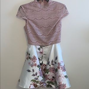 2 piece homecoming dress